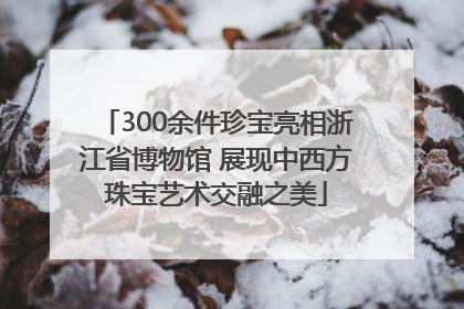 300余件珍宝亮相浙江省博物馆 展现中西方珠宝艺术交融之美